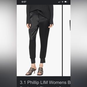Phillip Lim satin tuxedo jogger pant 8